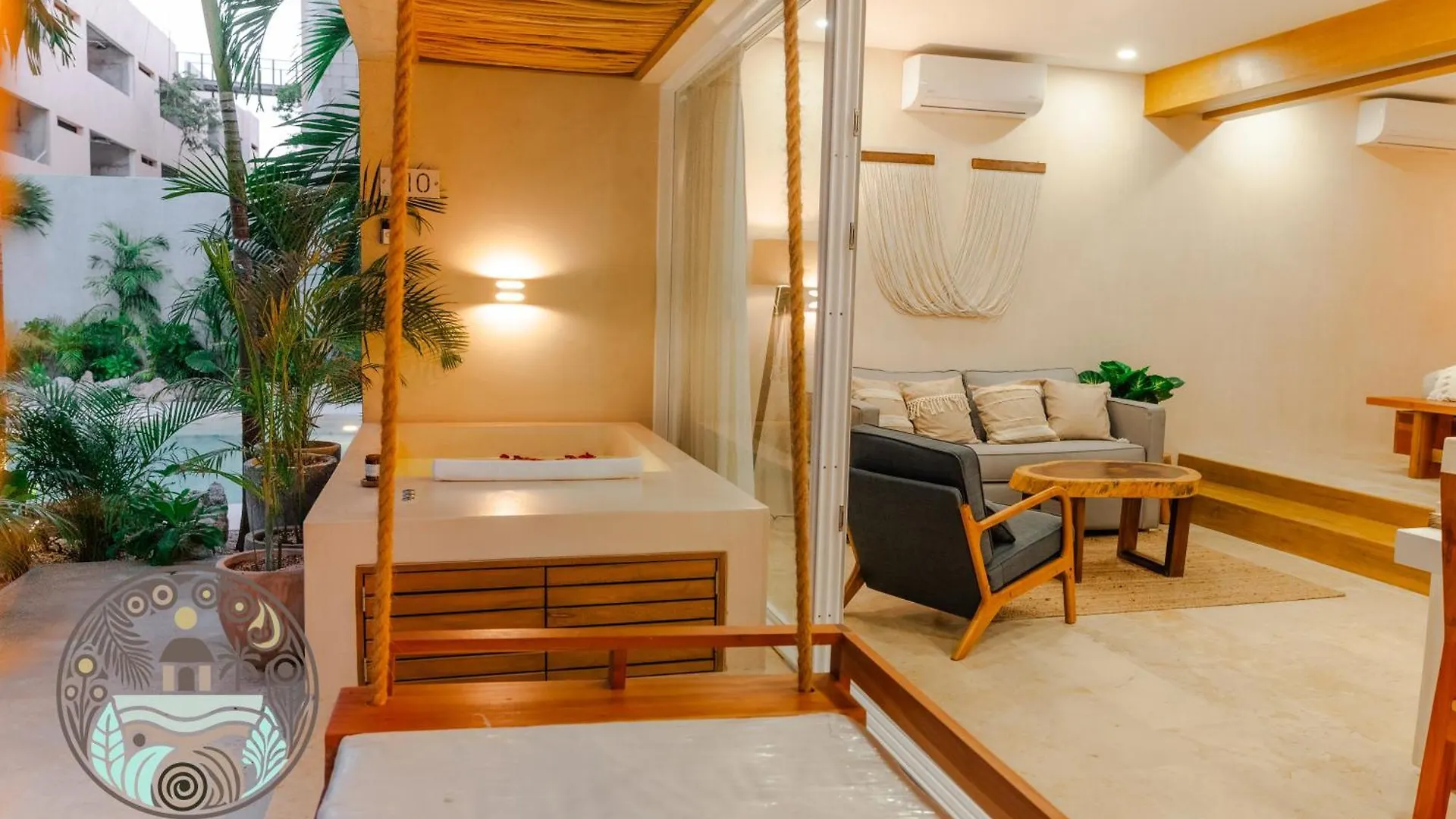 New Sanctuary With A Jacuzzi And Private Tub In The Jungle Apartman Tulum 0*,  Mexikó